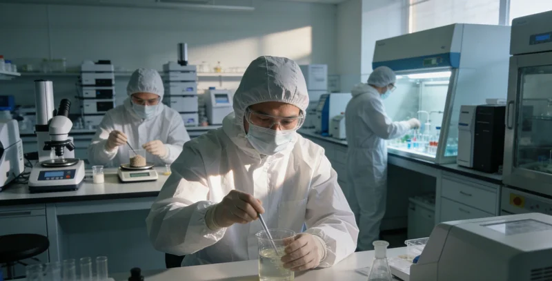 在邵阳某温馨室内，专业人士正在向一个家庭耐心解读基因检测报告