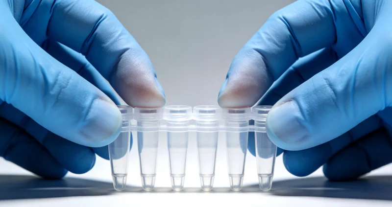 揭阳市民在医院进行基因检测采样