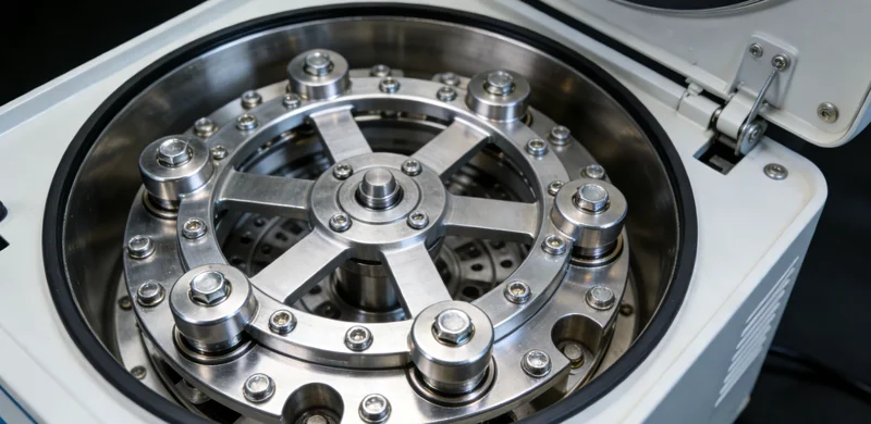 专业人员在实验室内进行基因测序操作