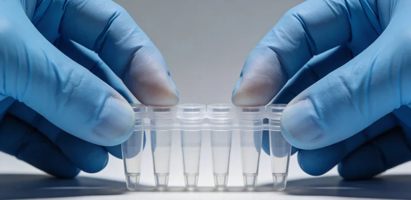 医生在诊室为患者讲解肺部CT影