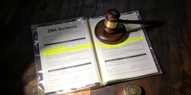 一个家庭开心地看着检测报告,脸