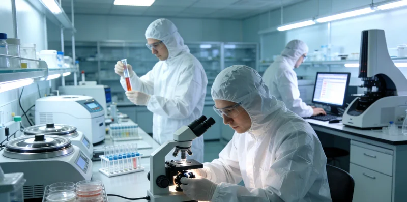 PCR检测实验流程示意图