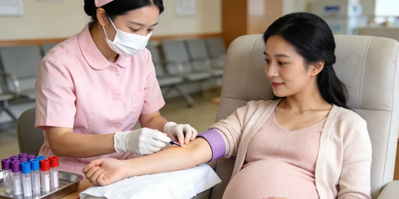 医生在诊室中，正拿着病原微生物