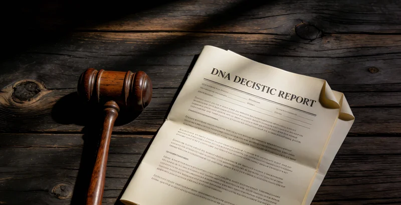 手持一份医学检测报告,焦点聚集