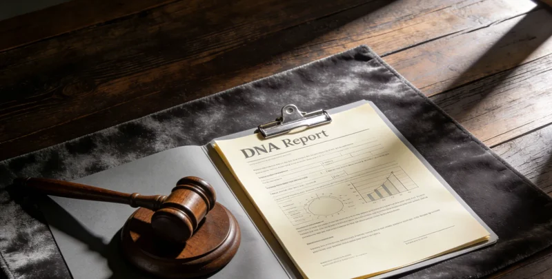 医生在办公室内向患者家属解读基