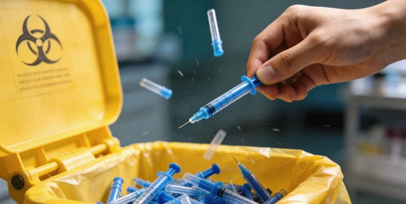 技术人员在实验室进行DNA提取