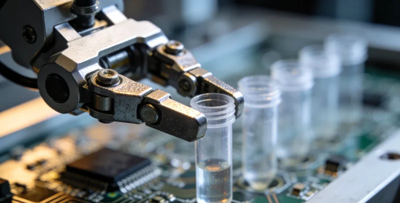 一位医生正在认真查看脑部CT或