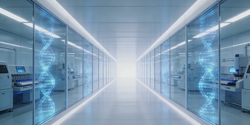 医生与患者共同查看基因检测报告