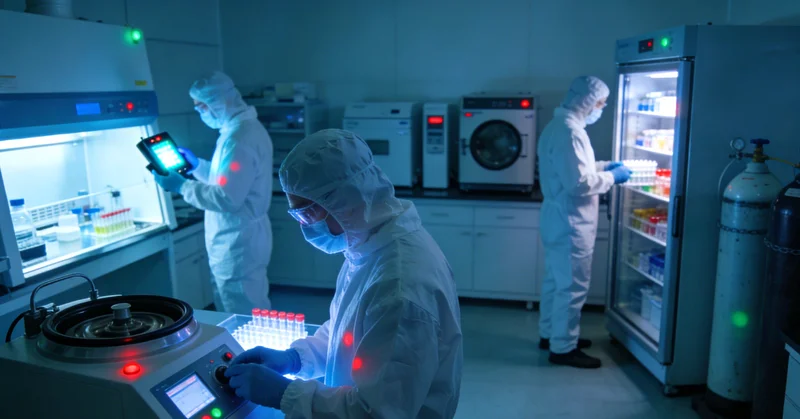 专业基因检测实验室内部环境