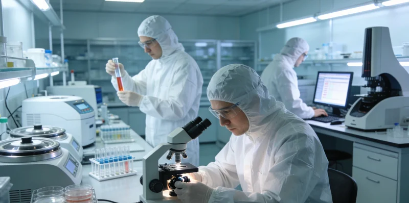 高通量测序实验室工作场景