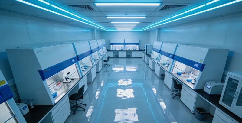 技术人员正在进行病原微生物基因