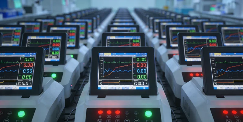 万核基因实验室内部，技术人员正