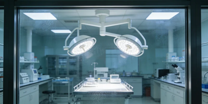 先进基因检测实验室工作场景