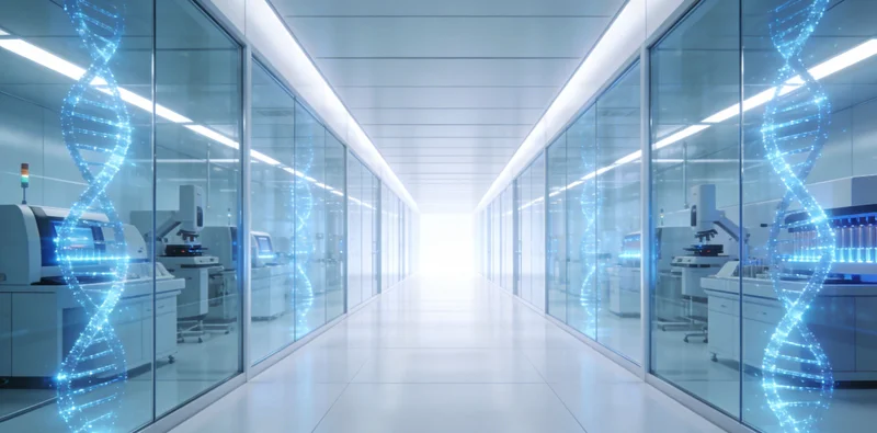 医生在办公室内,正通过电脑向患