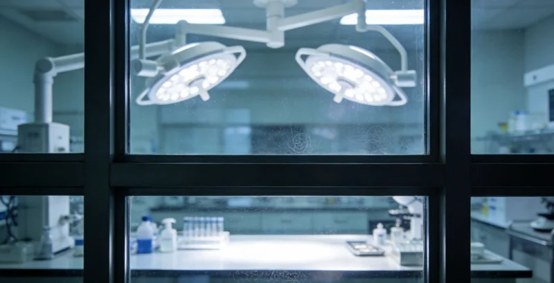 实验室内技术人员操作精密仪器进