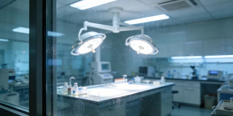 专业PCR实验室工作人员操作检