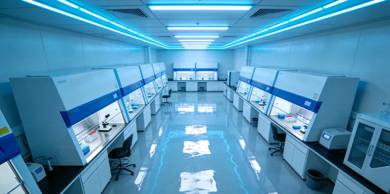 专业实验室人员进行基因测序分析