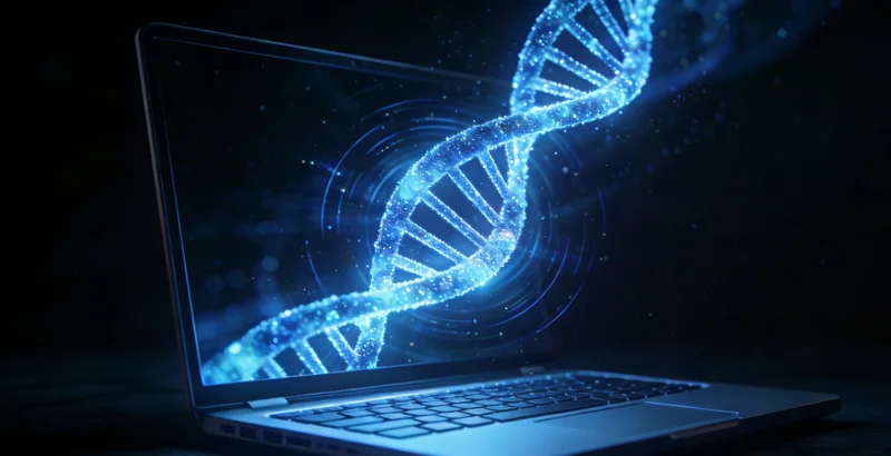 一份专业的基因检测报告与科学分析示意图