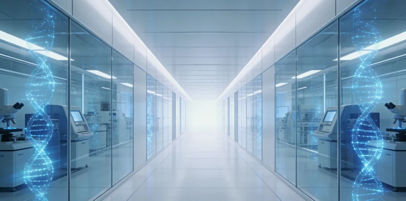 专业人员分析基因检测报告