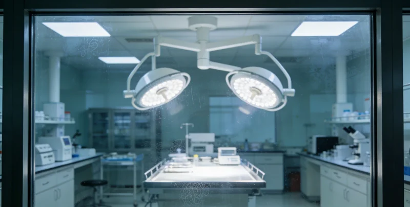 现代化分子诊断实验室内部，技术