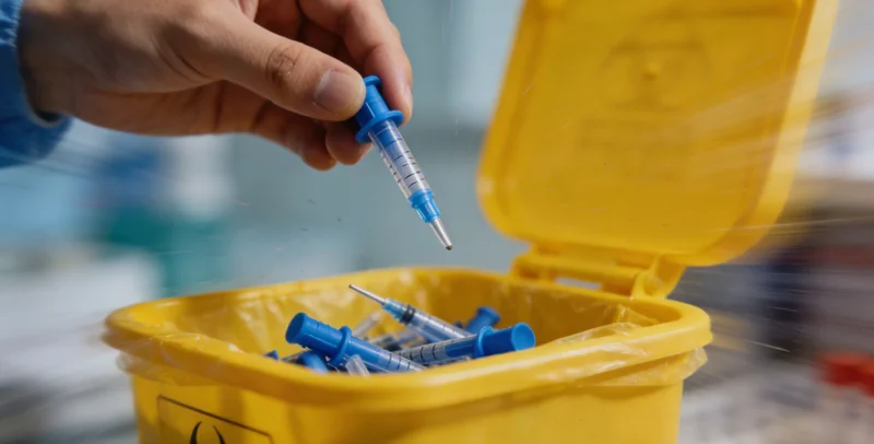 实验室技术人员正在进行PCR基