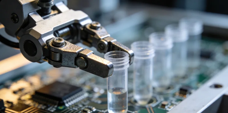 肺炎病原基因检测原理示意图，展