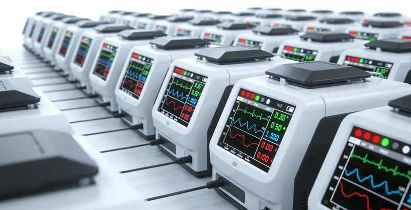 实验室技术员正在操作高通量测序