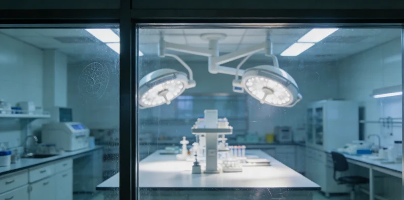 实验室技术人员操作高通量基因测