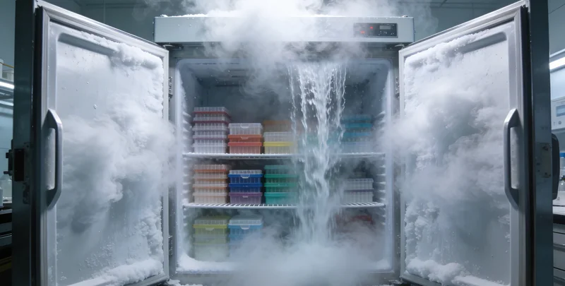 医生在办公室结合基因检测报告与