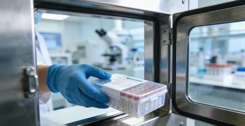 医生与患者讨论基因检测报告