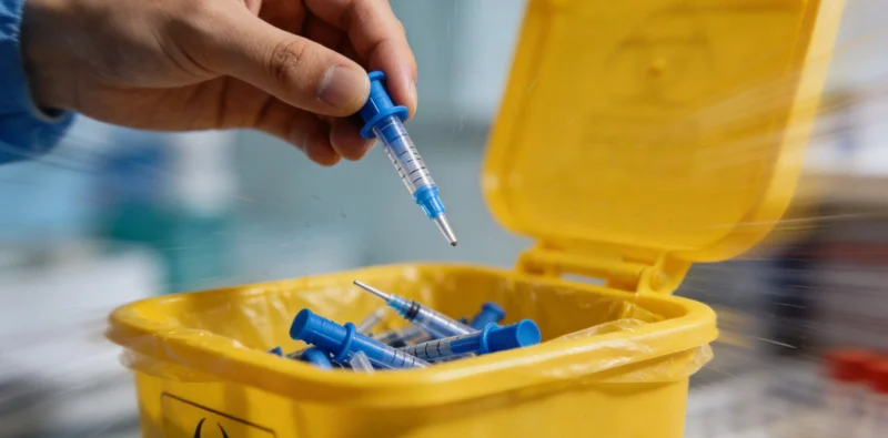 实验室人员进行基因测序操作