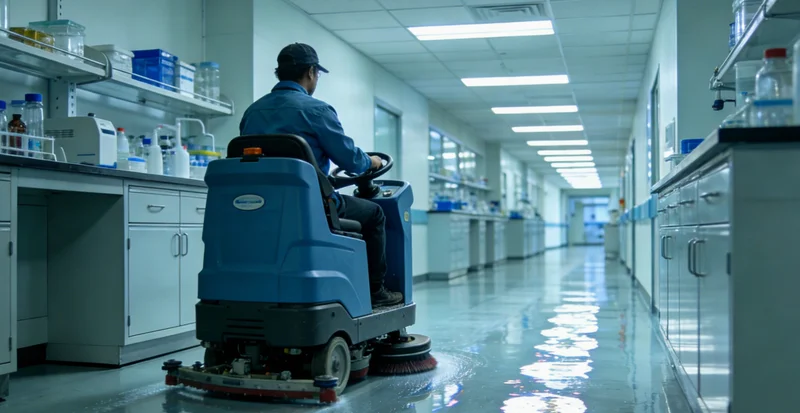 一位康复中的患者坐在病床上,与