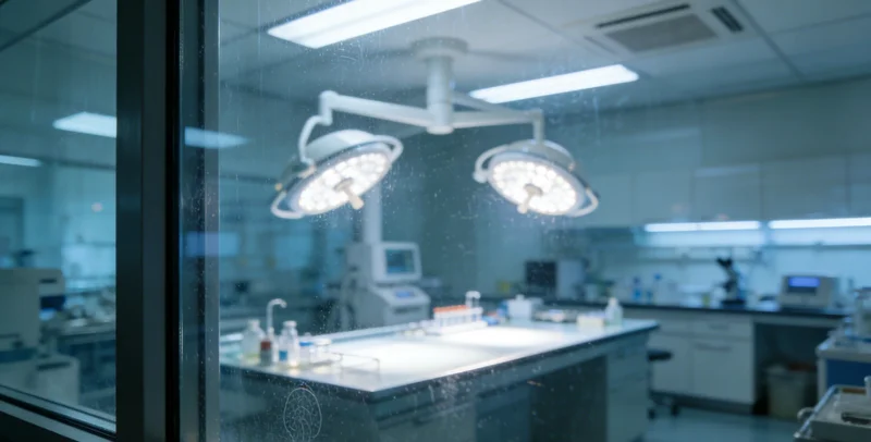 医生正在向患者家属解读基因检测报告