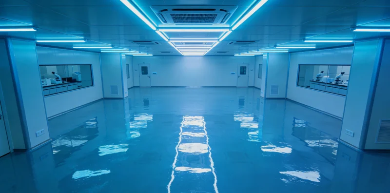 专业实验室进行微生物检测场景