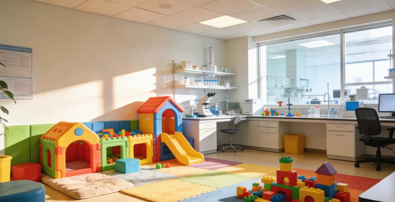 一家人围坐在一起，通过平板电脑