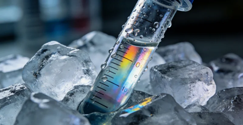 带有生物安全标识的专用冷链运输