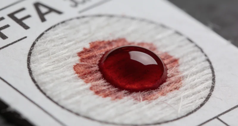 忻州医院内，护士正在为患者采集