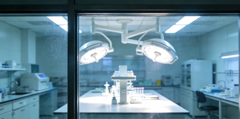 专业实验室内技术人员操作PCR