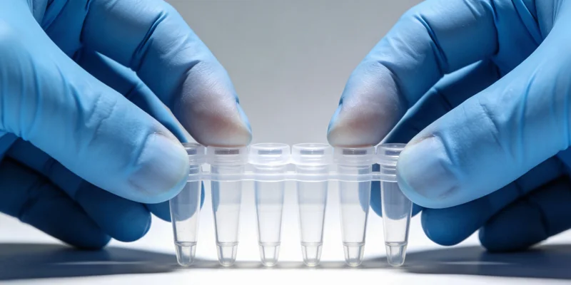 基因检测采样示意图