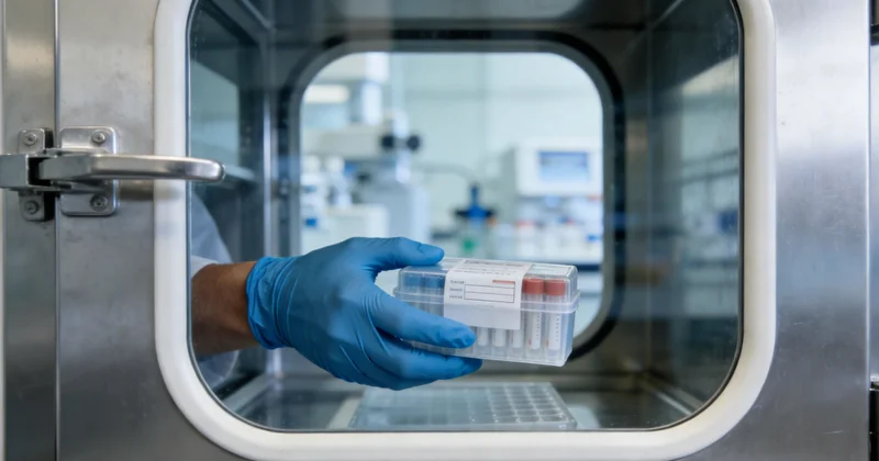 专业顾问正在为女性解读基因检测报告