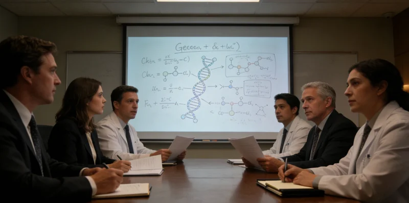 医学顾问与临床医生正在就mNG