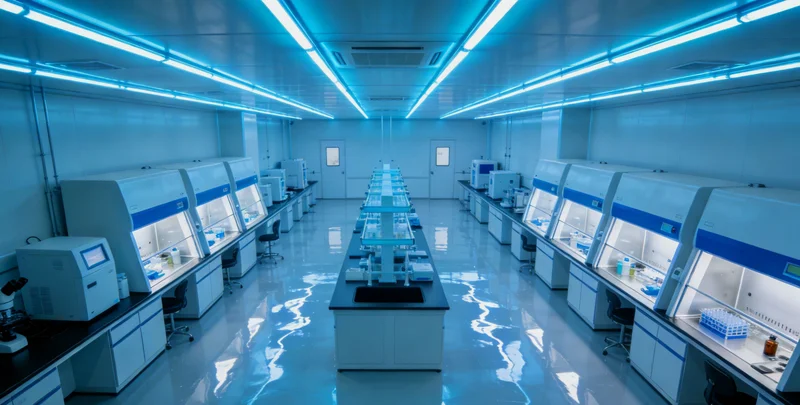 实验室内技术人员操作先进基因测