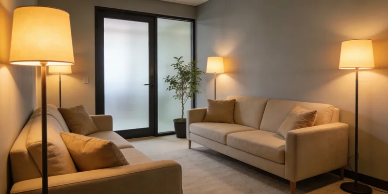 在诊室中,医生正指着基因检测报