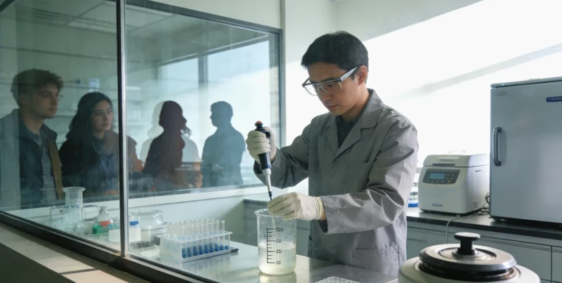 实验室进行呼吸道病原基因检测操