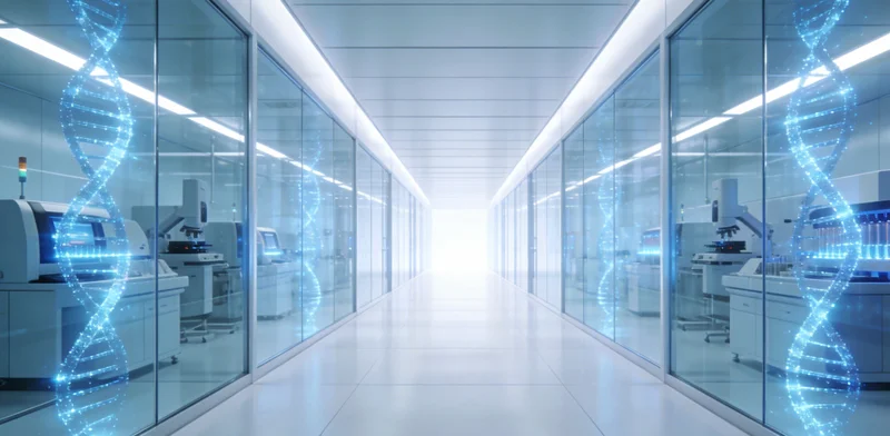 一张示意图，展示PCR基因检测