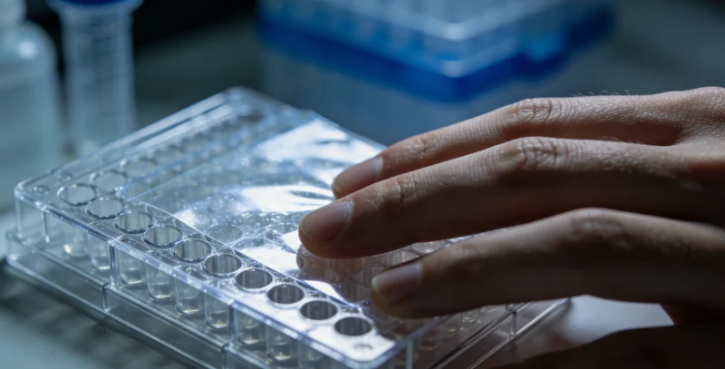 一位中卫市民正在向医护人员咨询健康问题,场景温馨