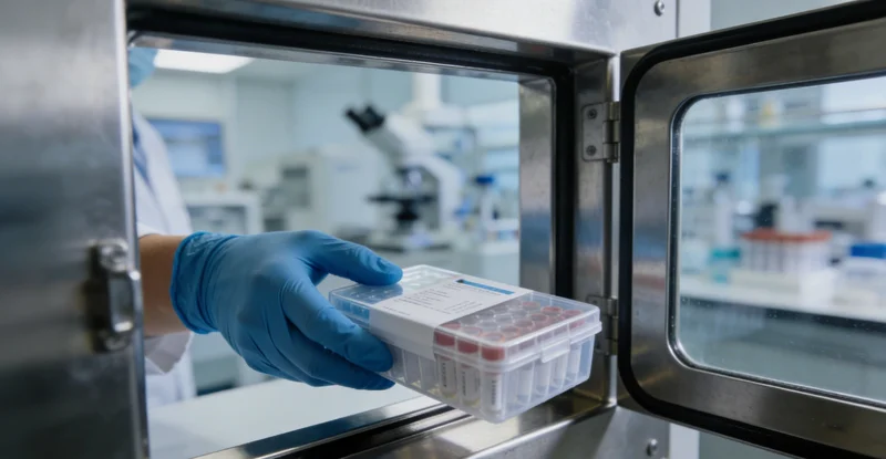 专业人士正在分析基因检测报告