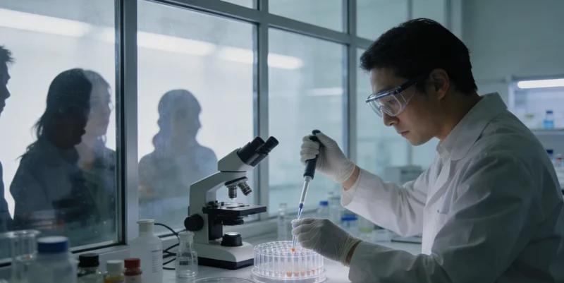 本地化实验室内，技术人员正在进