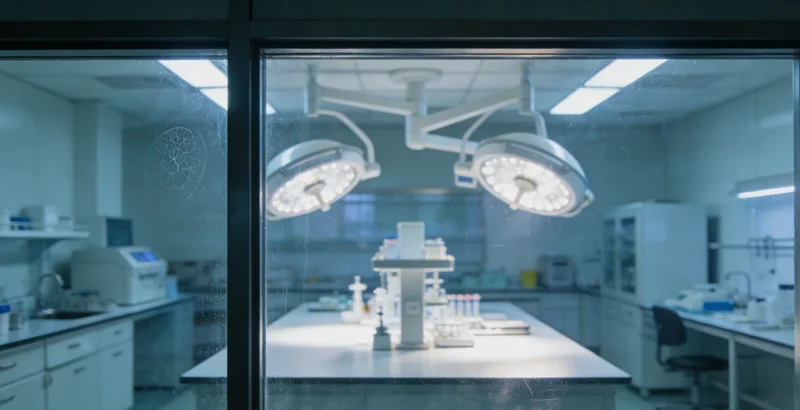 实验室技术人员正在操作高通量测