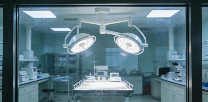 现代化基因检测实验室内部,科研